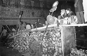 Barricade Prints: French Students Clashing with Police