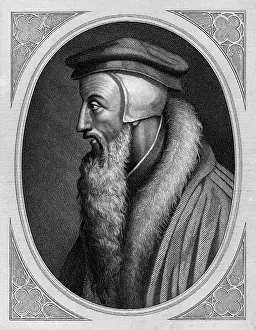 Theologian Prints: French Theologian John Calvin