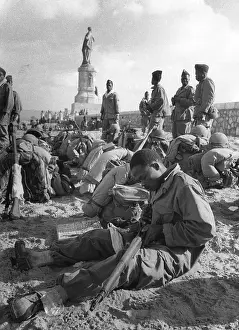 Roles And Occupation Prints: French Troops At Suez