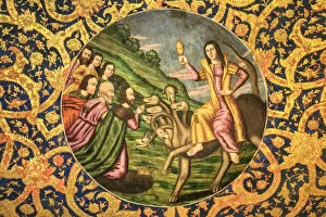 Images Dated 13th June 2017: Frescos depicting Biblical story, Vank Cathedral, Isfahan, Iran