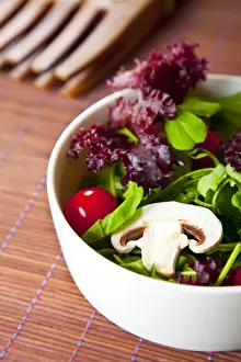 Common Prints: Fresh salad made with organic ingredients