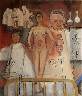 Accident Prints: Frida And The Caesarean Operation Or The Hospital