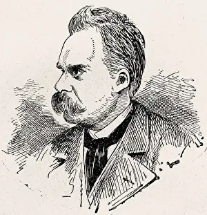 Friedrich Nietzsche, german philosopher, 1844-1900