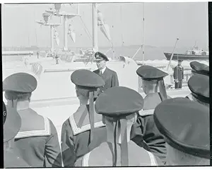 Kiel Prints: Friedrich Ruge Addressing Ship Crews