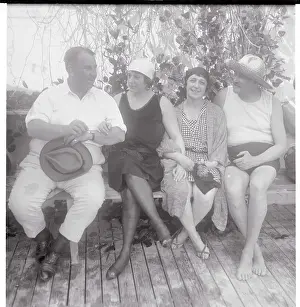 Friends and Family Sitting Together