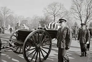 Slayton Prints: Friends of Virgil Grissom Walking as Pallbearers