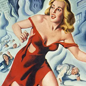 Sexual Prints: Frightened Woman
