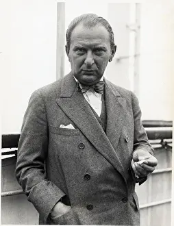 Budapest Prints: Fritz Reiner Arriving In Budapest On Rex