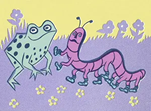 Frog and Catepillar