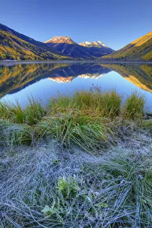 Images Dated 28th September 2016: Frosty morning at Crystal Lake, San Juan Mountains, Colorado, USA