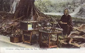 Occupations Street Prints: Fruit Seller