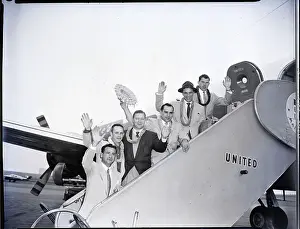 F.Scott, Y.Berra, P.Reese, Etc Board Plane