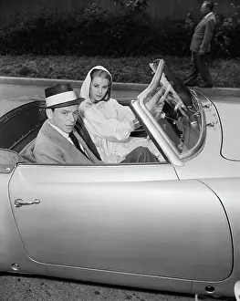 F.Sinatra & G. Kelly In Sports Car