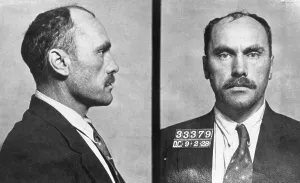 Surrender Prints: Fugitive Carl Panzram After Capture