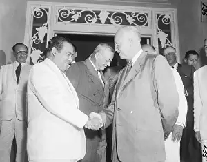 Panama Prints: Fulgencio Batista and Dwight Eisenhower