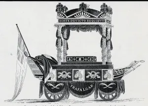 Coffin Prints: Funeral Car Of Lord Nelson