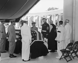 Stars And Stripes Prints: Funeral for Defense Secretary James Forrestal