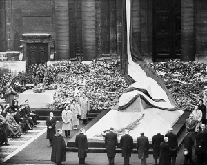 Radioactivity Prints: Funeral Of Irene Joliot Curie In Paris