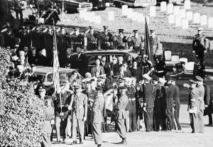 Vermont Prints: Funeral Party Arriving to National Cemetery