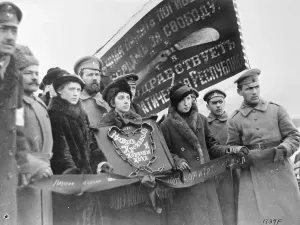 Protester Prints: Funeral Procession for Czarist Russia