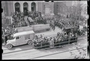 William C Prints: Funeral For Soldier