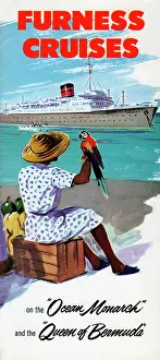 Pamphlet Prints: Furness Cruises on the 'Ocean Monarch' and the 'Queen of Bermuda