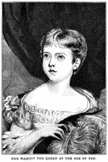 Images Dated 4th September 2014: The future Queen Victoria, aged 10