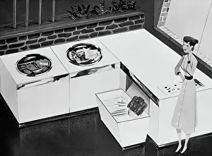 Retrofuturism Prints: Futuristic Household Appliances