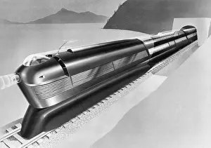 Futuristic Train Design