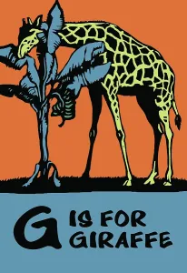 Children Prints: G is for Giraffe