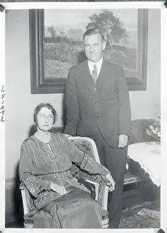 Stockholm Prints: G. H. Whipple and Wife Posing for Camera