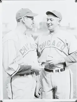 Bill Lee Prints: Gabby Hartnett Speaking with Bill Lee