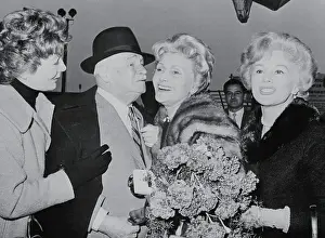Gabor Sisters with Father