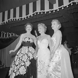 Gabor Sisters Performing in Night Club