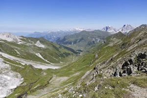 Images Dated 16th July 2013: Gafital valley, Praettigau, Raetikon mountain range, Graubuenden or Grisons, Switzerland