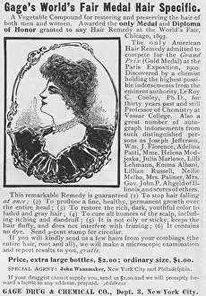 Drug Prints: Gage Hair Remedy