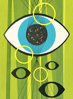 Illustratio Prints: Galaxy in Eye