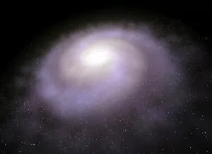 Images Dated 3rd April 2011: Galaxy in space