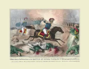 Mexican American Prints: Gallant charge of the Kentuckians