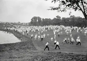 Minnesota Prints: Gallery Following Jones Match in National Open Golf Tourney