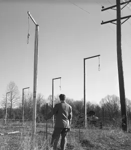 Gallows Prints: Gallows Up In Man'S Backyard