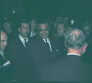 Gamal Abdel Nasser with Colleagues