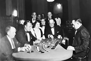 Card Game Prints: Gamblers Playing Cards at Havana Casino