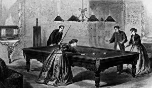 Images Dated 18th November 2017: Game Of Billiards