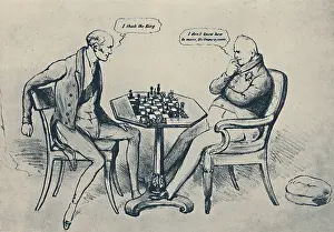 Game Prints: A Game At Chess: Lord Grey Playing William Iv