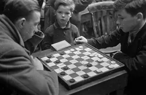 Board Game Prints: Game Of Draughts
