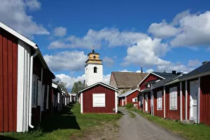 Images Dated 5th June 2015: Gammelstad Church Town