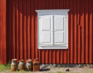 Images Dated 5th June 2015: Gammelstad - the milkchurns