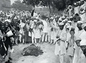 Colonialism Prints: Gandhi Followers Incite Uprisings