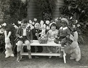 Yard Prints: Our Gang Kids Celebrate Easter